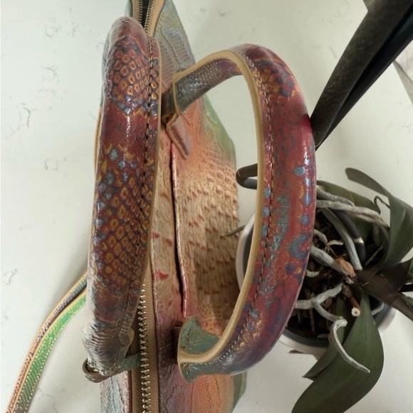 Brahmin Duxbury Leather Cross-body Double Handle Satchel - Picture 4 of 9